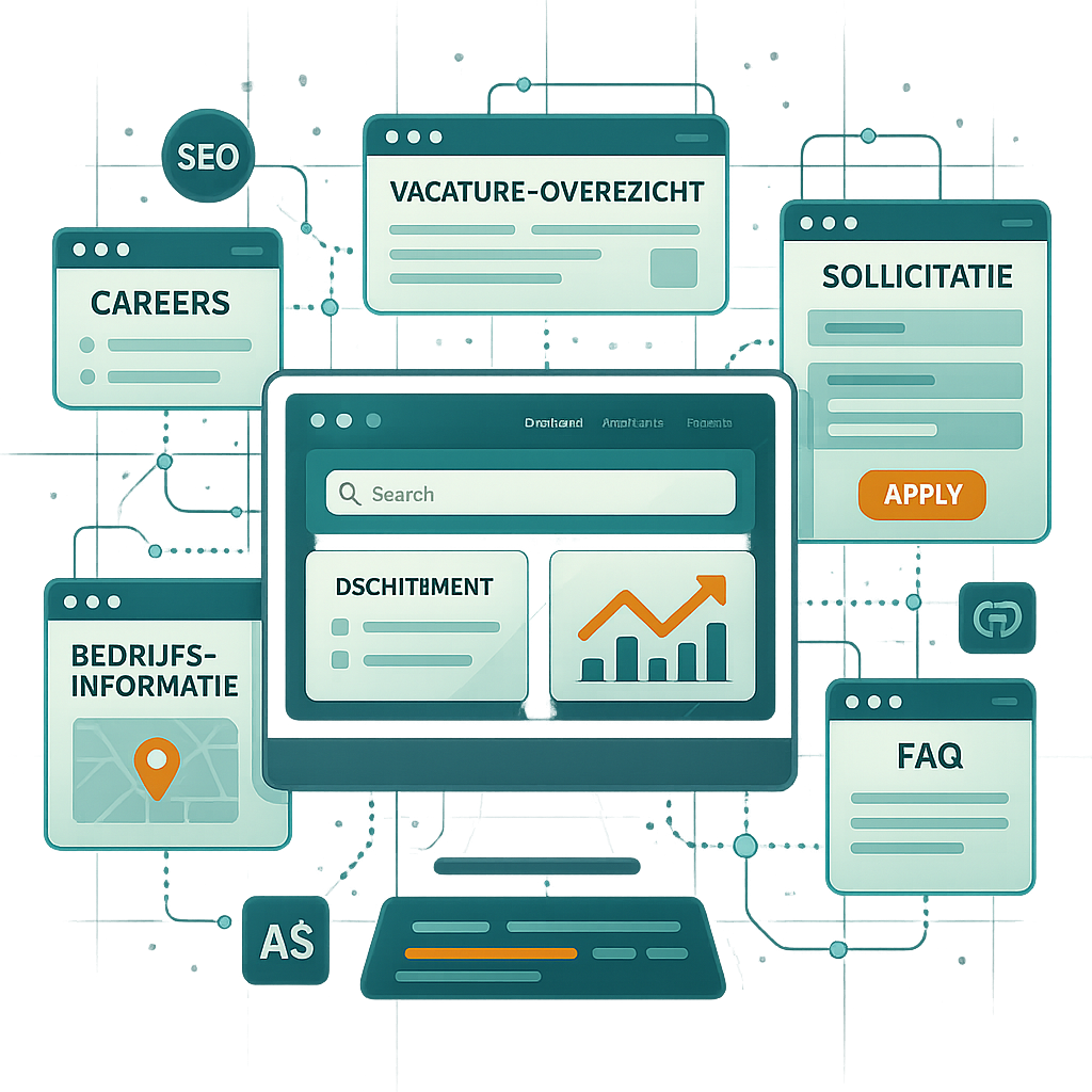 Welke pagina’s heeft een goede recruitment website nodig? Complete checklist voor structuur en architectuur